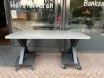 Eettafel betonlook 200x100, Huis en Inrichting, Tafels | Eettafels, 200 cm of meer, Zo goed als nieuw, Vijf personen of meer, Rechthoekig