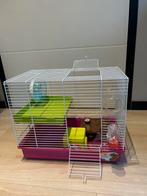 Hamster hok inclusief speeltjes en voer+snoepjes, Dieren en Toebehoren, Zo goed als nieuw, Ophalen, Minder dan 60 cm, Hok