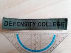 Defensity College naamlint, Ophalen of Verzenden, Landmacht, Nederland, Embleem of Badge