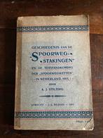 Geschiedenis van de spoorwegstakingen, Antiek en Kunst, Antiek | Boeken en Bijbels, Ophalen of Verzenden