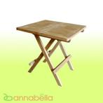 teak bijzettafel -picnic tafel, Nieuw, Bijzettafel, Tuinset, Teakhout