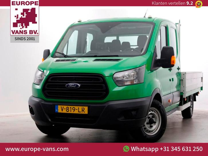Ford Transit 350 2.0 TDCI 130pk E6 RWD D.C. Open Laadbak Tre, Auto's, Bestelauto's, Bedrijf, Te koop, ABS, Airbags, Airconditioning