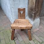 Brocante oud vintage houten stoeltje kinderstoeltje *Etage3*, Gebruikt, ., Ophalen of Verzenden, .