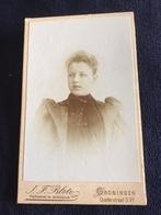 CDV, Vrouw, J.F. Blöte, Groningen, Carte de Visite 7, Ophalen of Verzenden, Voor 1940, Gebruikt, Foto