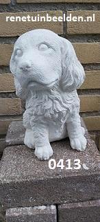 Spaniël hond., Ophalen, Nieuw, Beton, Dierenbeeld