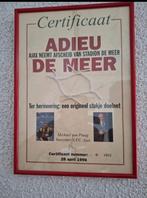 Ajax stukje doelnet Stadion "de Meer" no.922, Ophalen of Verzenden, Zo goed als nieuw