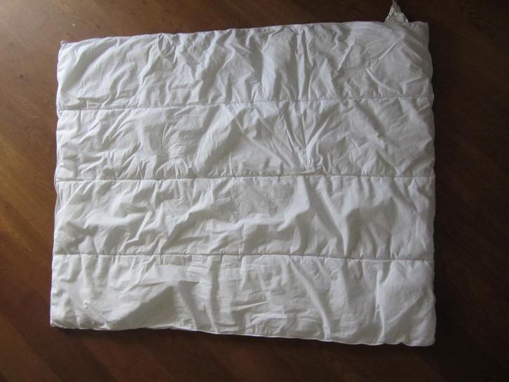 Dekbedje 120 bij 150 cm, Kinderen en Baby's, Kinderkamer | Beddengoed, Zo goed als nieuw, Deken of Dekbed, Wit, Jongetje of Meisje