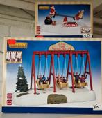 lemax swinging boots en wip wap, Diversen, Kerst, Ophalen of Verzenden, Gebruikt