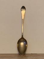 Zilveren Art Deco lepel, waaier, parelrand, Antiek en Kunst, Ophalen of Verzenden, Zilver
