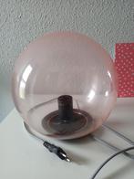 Ikea roze tafellamp bol lamp, Huis en Inrichting, Lampen | Tafellampen, Glas, Ophalen of Verzenden, Zo goed als nieuw