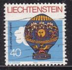 506 – Liechtenstein michel 825 gestempeld , Montgolfiere, Verzenden, Overige landen, Gestempeld
