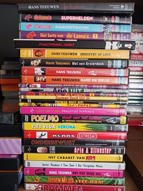 25 Cabaret DVD's,  Hans Teeuwen, Jochem Meyer, de Lama's, Cd's en Dvd's, Dvd's | Cabaret en Sketches, Zo goed als nieuw, Ophalen of Verzenden