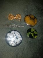 Vintage art  broches, Sieraden, Tassen en Uiterlijk, Broches, Ophalen of Verzenden, Zo goed als nieuw, Overige kleuren, Overige materialen