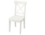 ingolf houten stoel wit (6st.) Prijs is per stuk, Huis en Inrichting, Stoelen, Vijf, Zes of meer stoelen, Gebruikt, Hout, rustiek