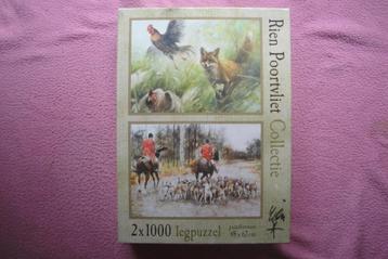 RIEN POORTVLIET  COLLECTIE PUZZLES  2x 1.000st. 3.95euro. beschikbaar voor biedingen