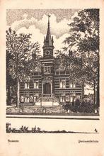 Bussum Gemeentehuis, Pentekening (1944) 130023, Verzenden, 1940 tot 1960, Gelopen, Noord-Holland