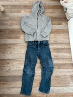 Setje Hema spijkerbroek en vest, Kinderen en Baby's, Kinderkleding | Maat 116, Ophalen of Verzenden, Gebruikt, Hema, Jongen