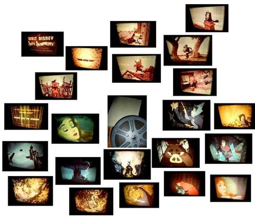 8mm film Walt Disney Sleeping Beauty 3 Little Pigs - mooi --, Audio, Tv en Foto, Filmrollen, 8mm film, Verzenden