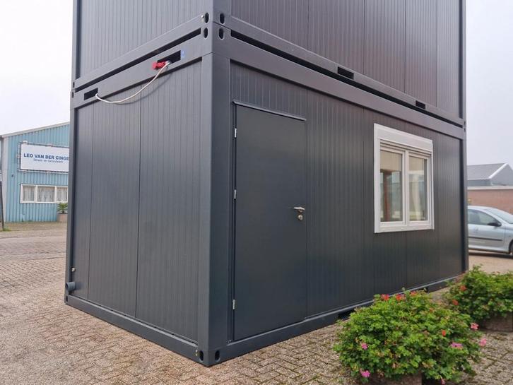 Nieuwe 6x3m kantoorunit / uitvoerderskeet met keuken en wc, Zakelijke goederen, Machines en Bouw | Keten en Containers, Ophalen