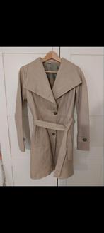 Leren jas, Kleding | Dames, Jassen | Winter, Transmission, Beige, Ophalen of Verzenden, Zo goed als nieuw