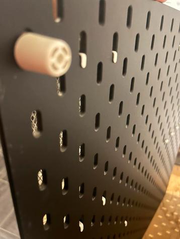 IKEA SKÅDIS wandbord – zwart incl. accessoires - afbeelding 4