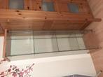 Glazen vitrinekast., Huis en Inrichting, Kasten | Vitrinekasten, Ophalen, Minder dan 50 cm, Gebruikt, 150 tot 200 cm