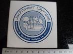 sticker jachtwerf olympia warmond logo, Verzenden, Zo goed als nieuw, Bedrijf of Vereniging
