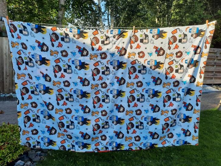 Eenpersoons kleuter dekbedovertrek, Huis en Inrichting, Slaapkamer | Beddengoed, Zo goed als nieuw, Dekbedovertrek, Eenpersoons