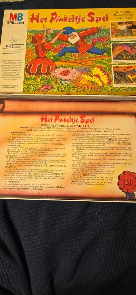 Het Pinkeltje Spel - MB Spellen, Hobby en Vrije tijd, Gezelschapsspellen | Bordspellen, Gebruikt, Een of twee spelers, Drie of vier spelers