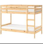 Houten Stapelbed IKEA Mydal, Huis en Inrichting, Ophalen, 90 cm, Beige, Tweepersoons