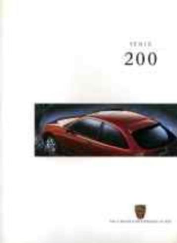 Rover 200 incl Coupe en/of Cabriolet brochure/auto folder beschikbaar voor biedingen