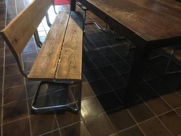 eetkamer bankje aan de eettafel bank echt geleefd hout beschikbaar voor biedingen