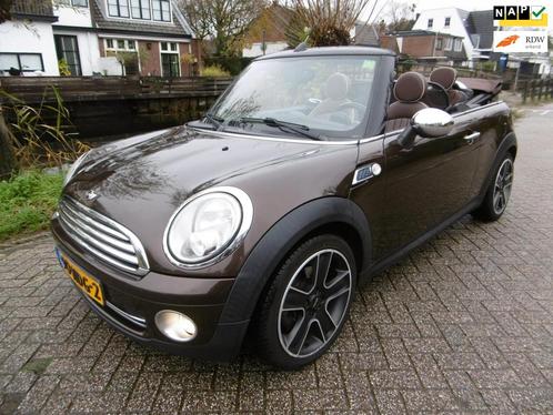 Mini Mini Cabrio 1.6 Cooper 122pk Automaat Leder Airco PDC G, Auto's, Mini, Bedrijf, Te koop, Cabrio, ABS, Airbags, Airconditioning