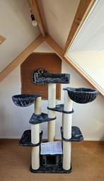 RHRQuality Krabpaal Maine Coon Fantasy (donkergrijs), Dieren en Toebehoren, Krabmeubelen, Ophalen, Zo goed als nieuw, Krabpaal