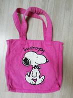 Roze tas met snoopy print (Peanuts), Ophalen of Verzenden, Roze, Zo goed als nieuw