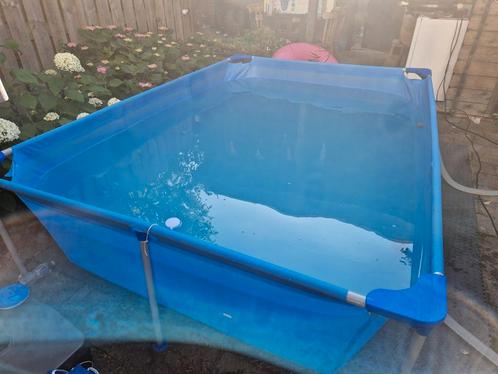 Avenli zwembad met pomp en verwarming, Tuin en Terras, Zwembaden, Zo goed als nieuw, Minder dan 80 cm, 200 tot 400 cm, Rechthoekig
