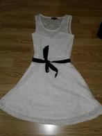 Morgan witte jurk met kant, maat XS, Wit, Zo goed als nieuw, Maat 34 (XS) of kleiner, Boven de knie