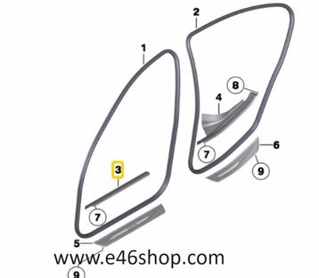 AFDEKLIJST DORPELLIJST BMW F10 F11 OE 51477358063 beschikbaar voor biedingen