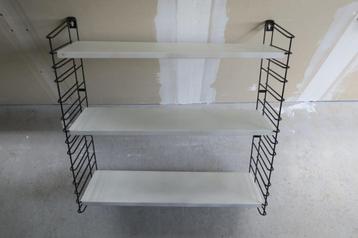 Vintage Tomado boekenrek, wandrek, midcentury, planken beschikbaar voor biedingen