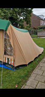 Mooie 2 persoon tent van katoen, Caravans en Kamperen, Tenten, Ophalen, Zo goed als nieuw, Tot en met 2