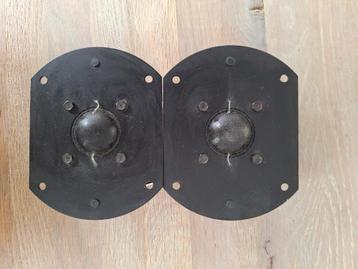 Vintage 32 mm dome tweeters Audio Quipment 4ohm set beschikbaar voor biedingen