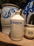 Oud aardewerk soja flesje - 16 cm, Antiek en Kunst, Antiek | Keramiek en Aardewerk, Ophalen of Verzenden