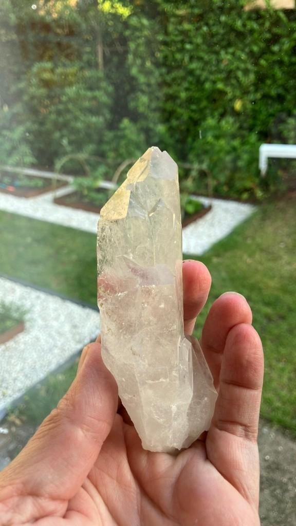 Bergkristal (H) | 12x4,5x4 cm | 180 gram, Verzamelen, Ophalen of Verzenden, Mineraal