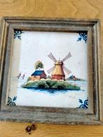 Makkum tegeltje in lijst., Ophalen