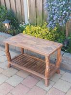 Houten boomstamtafel, Huis en Inrichting, Tafels | Salontafels, Ophalen, 50 tot 100 cm, 50 tot 100 cm, Minder dan 50 cm