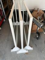 Glazen afzetschermen - 3 stuks - nette staat, Ophalen