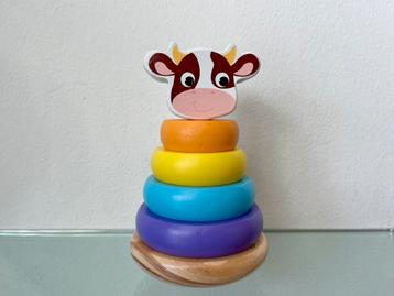 Stapel koe stier hout beschikbaar voor biedingen