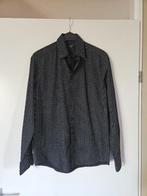 Zwart overhemd maat L, Merk John Cabot, Goede staat, Overhem, Kleding | Heren, Overhemden, Ophalen of Verzenden, Zo goed als nieuw