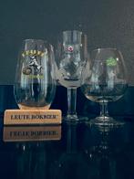 Bierglazen Collectie: Leute Bokbier, Lindeboom, Tripel Karme, Ophalen of Verzenden, Zo goed als nieuw