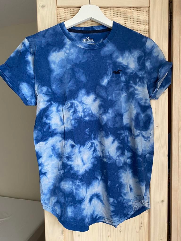Hollister shirt maat xs, Verzenden, Zo goed als nieuw, Maat 46 (S) of kleiner, Blauw